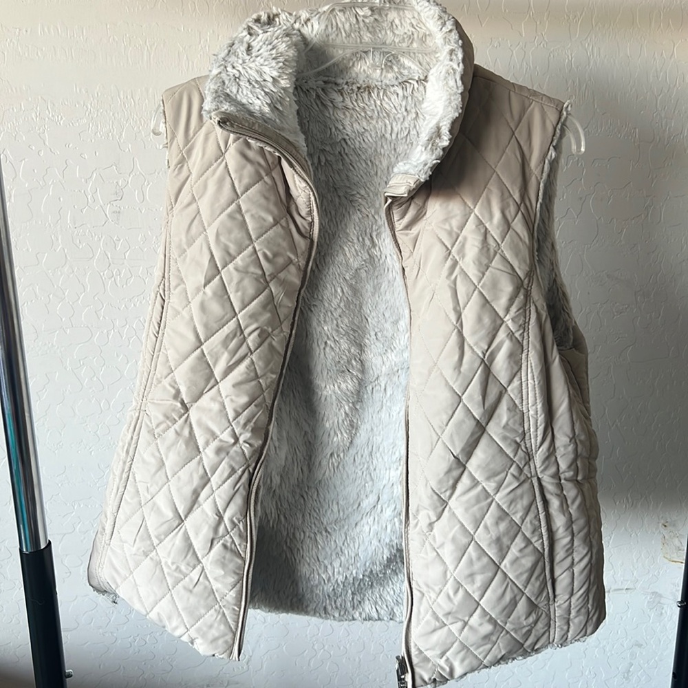 Tan Sleeveless Vest